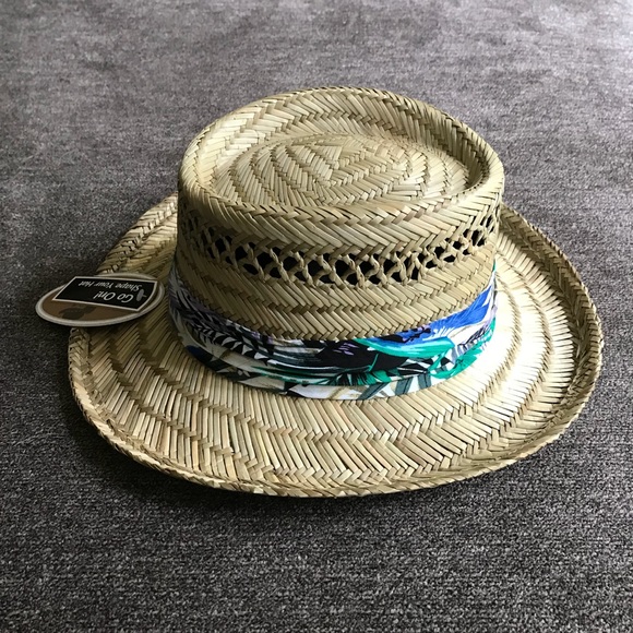Men's Rush Straw Hat Hawaiian Band - Picture 5 of 5